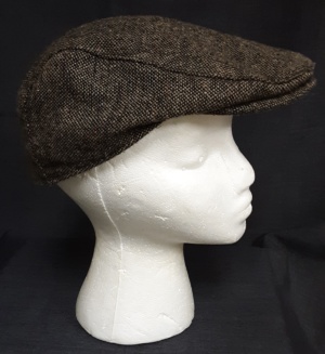 Brwon Flat Hats-FLT HT 6005-Size 23