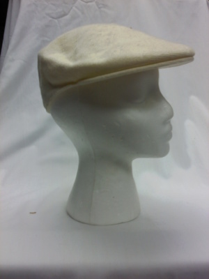 Cream Flat Hats-FLT HT 8005-Size 22