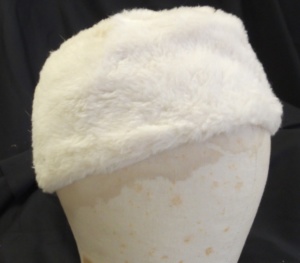 Cream Fur Hats-FR HT 8004-Size 24