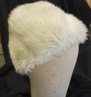 Cream Fur Hats-FR HT 8101-Size 22