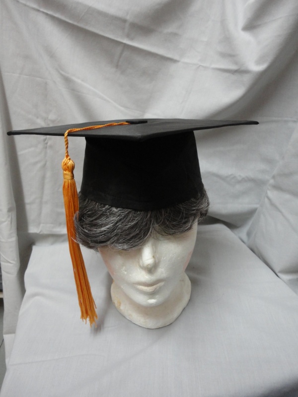 Black Graduation Hats-GRAD HT 1008-Size 23