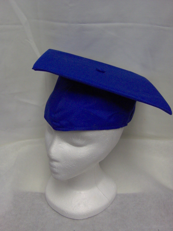 Blue Graduation Hats-GRAD HT 4000-Size 23