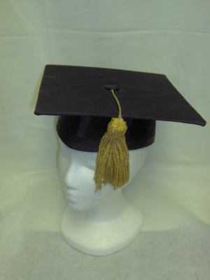 Black Graduation Hats-GRAD HT 1000-Size 21