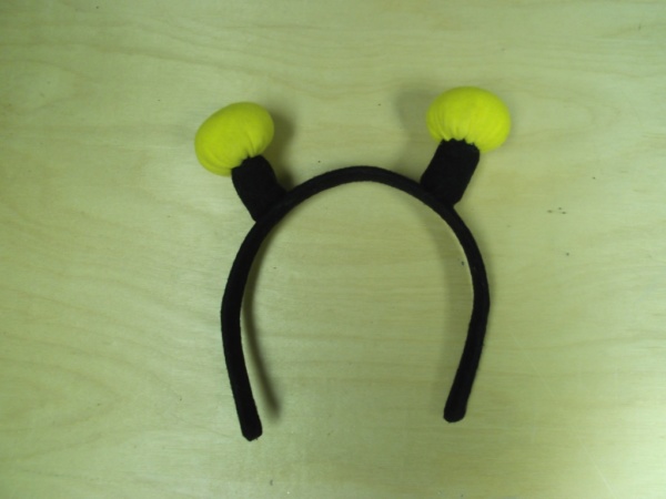 Black and yellow Headband Hats-HDBND 1001-Size N/A