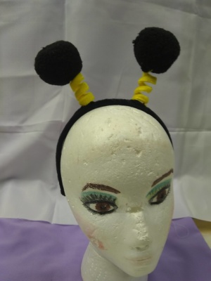 Black and yellow Headband Hats-HDBND 1007-Size N/A