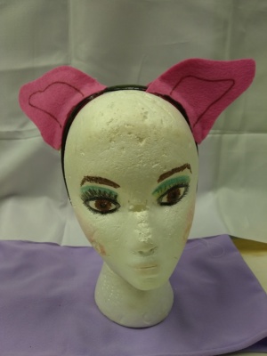 Pink Headband Hats-HDBND 7002-Size N/A