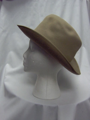 Tan Homburg Hats-HMG HT 6000-Size 22