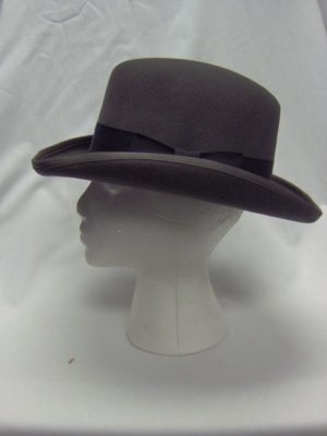 Brown Homburg Hats-HMG HT 6002-Size 22
