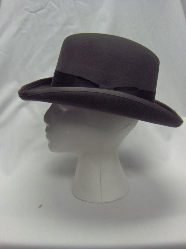 Brown Homburg Hats-HMG HT 6002-Size 22