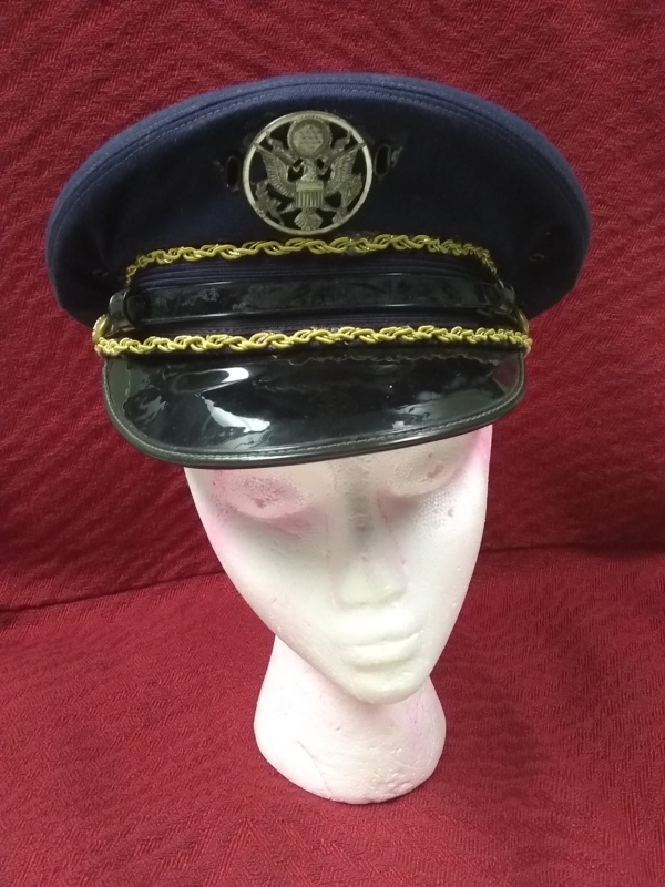 Navy blue and gold Military Hats-MLTY HT 4001-Size 24
