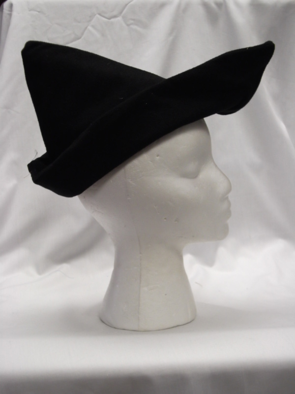 Black Medieval Hats-MN ME HT 1000-Size 23
