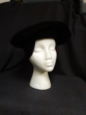 Black Medieval Hats-MN ME HT 1010-Size 24