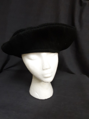 Black Medieval Hats-MN ME HT 1014-Size 24