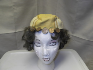 Yellow and gold Medieval Hats-MN ME HT 5001-Size 22