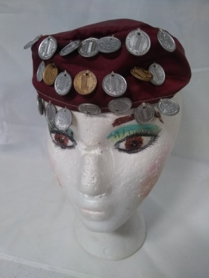 Red Medieval Hats-MN ME HT 7008-Size 22