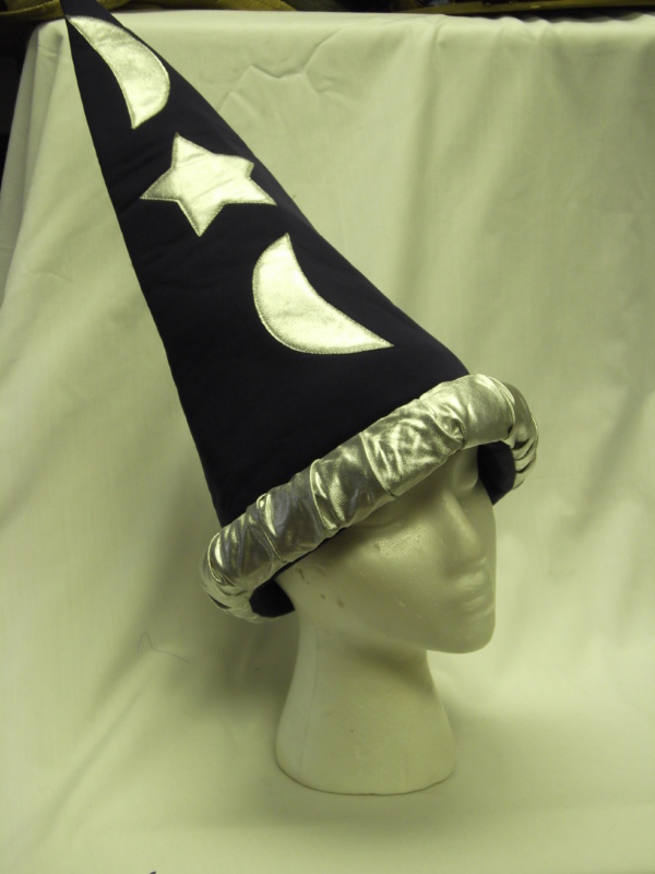 Purple and silver Medieval Hats-MN ME HT 9006-Size 24