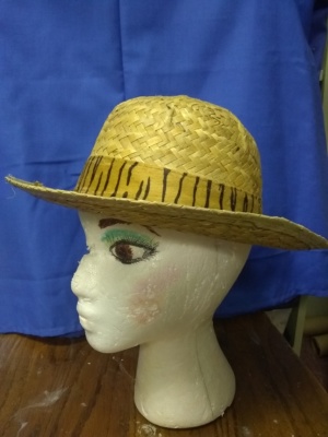 Tan Straw Hats-MN STR HT 5018-Size 22.5
