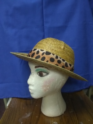 Tan Straw Hats-MN STR HT 5019-Size 22.5
