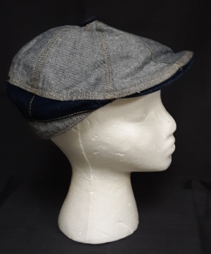Blue Newsboy Hats-NWSBY HT 4000-Size 23