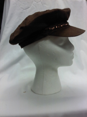 Brown Newsboy Hats-NWSBY HT 6002-Size 22