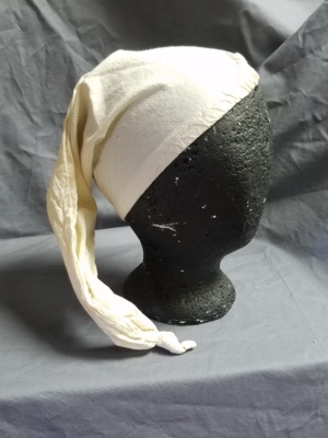 Cream Sleeping Hats-SL HT 8402-Size One Size Fits All