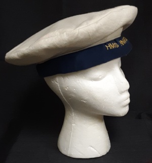 White and blue Sailor Hats-SLR HT 8001-HMS'07-Size 23