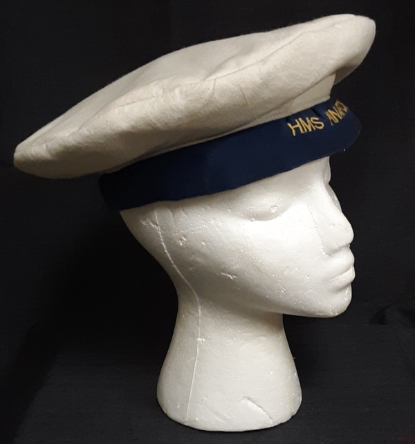 White and blue Sailor Hats-SLR HT 8001-HMS'07-Size 23