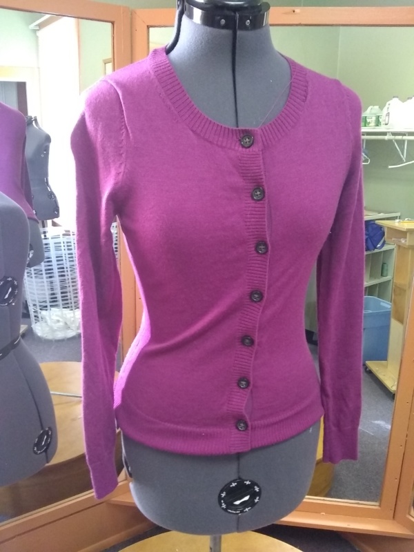 Pink Cardigan Sweater-SWTR CRD 7000