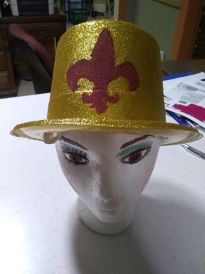 Gold and Red Top Hats - Coachman-TP CH HT 5024-BB'20-Size 22
