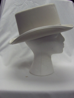 White Top Hats - Coachman-TP CH HT 8002-Size 22.5
