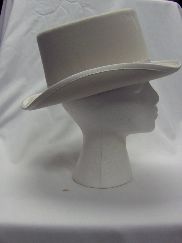 White Top Hats - Coachman-TP CH HT 8003-Size 22.5