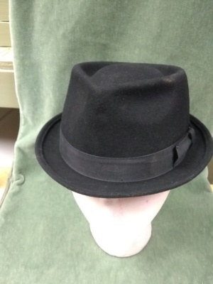 Black Trilby Hats-TRLB HT 1001-Size 23