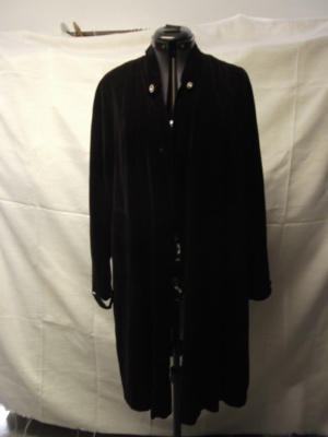 Black Women's Coat-WM CT 1201-Chest 40