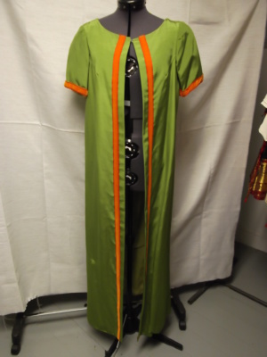 Green and orange Women's Coat-WM CT 3007-Chest 36