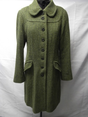 Green Women's Coat-WM CT 3301-Chest 36