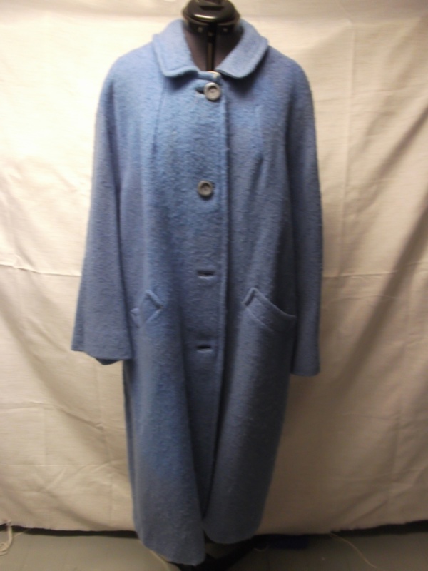 Light Blue Women's Coat-WM CT 4601-Chest 48