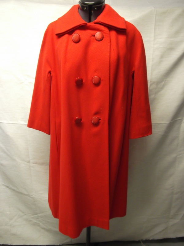 Red Women's Coat-WM CT 7300-Chest 42