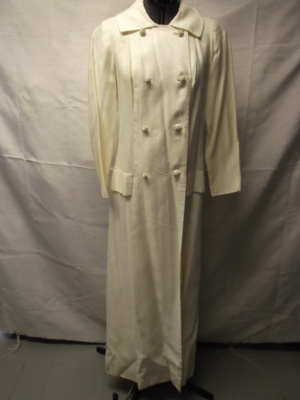 White/Ivory Women's Coat-WM CT 8000-Chest 34
