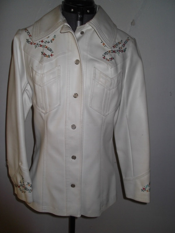 White Women's Coat-WM CT 8001-Chest 34