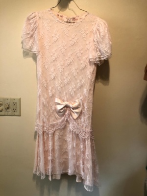 Pink Modern Dress-WM DR 7533-Chest 40