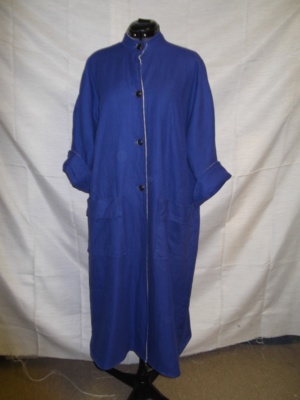 Blue and white Women's Coat-WM CT 4700-MMil'10-Chest 50