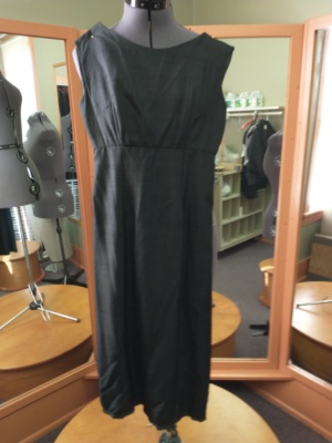 Black Modern Dress-WM DR 1001-Chest 30