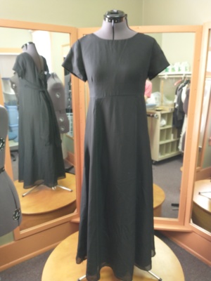 Black Modern Dress-WM DR 1102-Chest 32