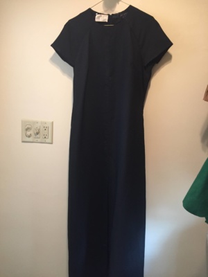Black Modern Dress-WM DR 1304-Chest 36