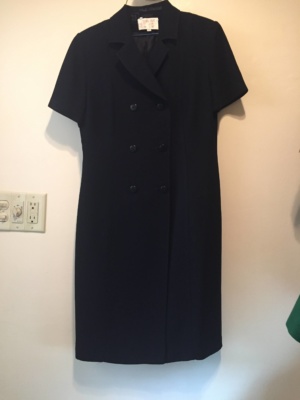 Black Modern Dress-WM DR 1305-Chest 37