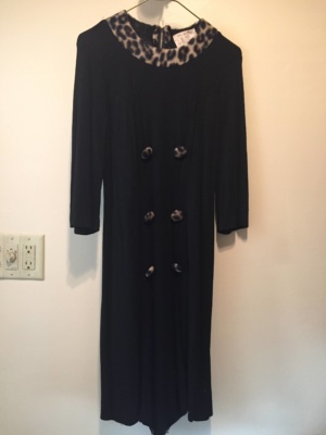 Black brown Modern Dress-WM DR 1306-Chest 36