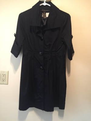 Black Modern Dress-WM DR 1307-Chest 36