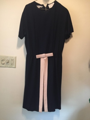 Black Modern Dress-WM DR 1402-Chest 38