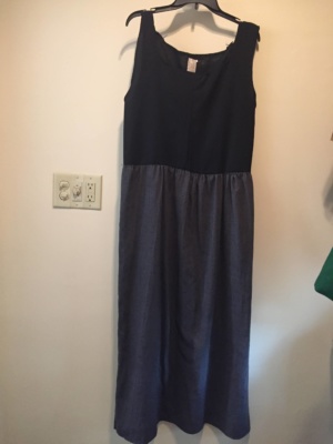 Black grey Modern Dress-WM DR 1404-Chest 38