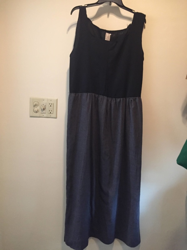 Black grey Modern Dress-WM DR 1404-Chest 38